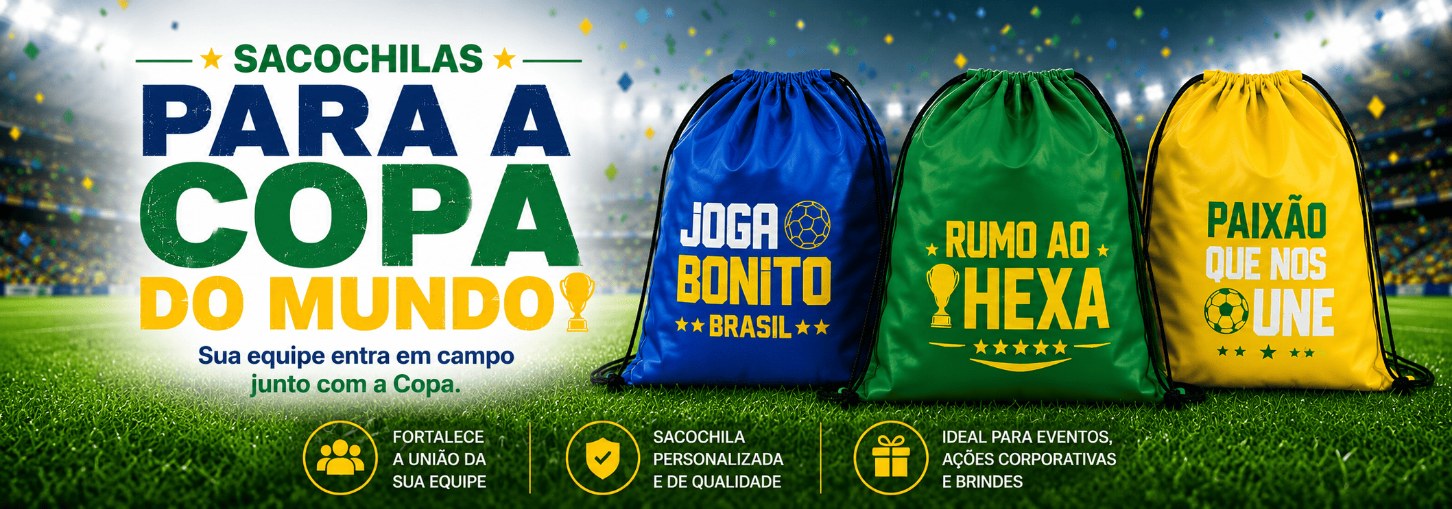 Sacochila para a Copa